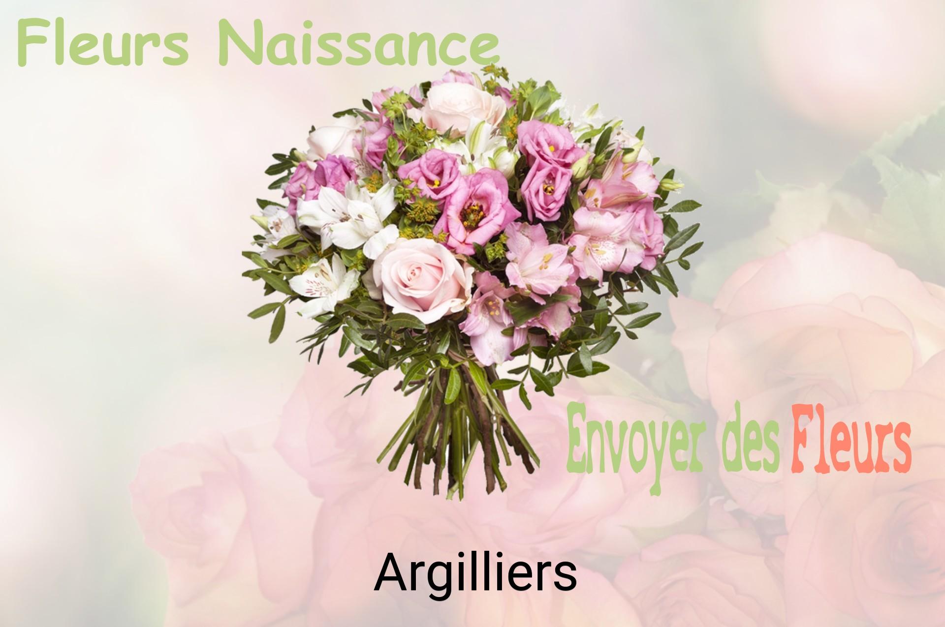 Bouquet de fleurs de naissance livré à Argilliers